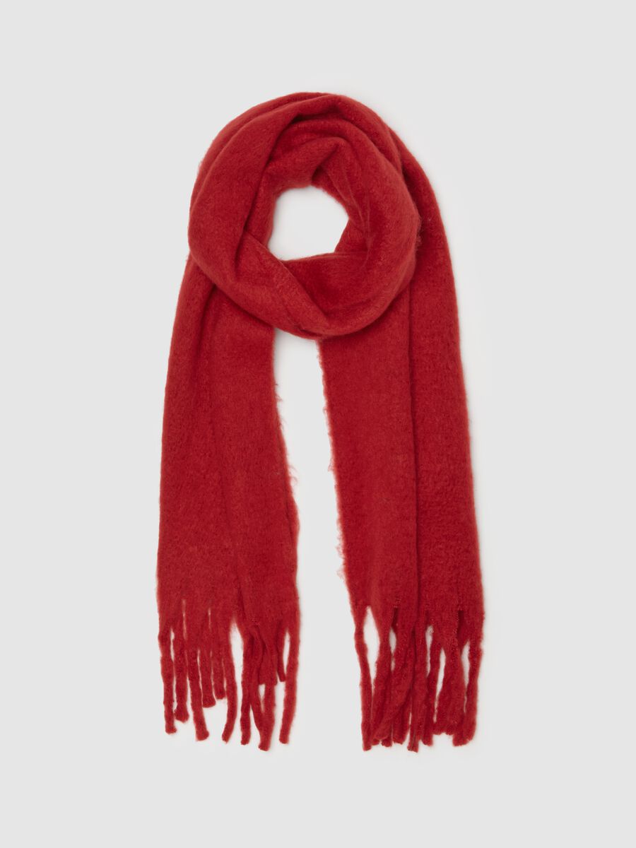 Fringed scarf_0