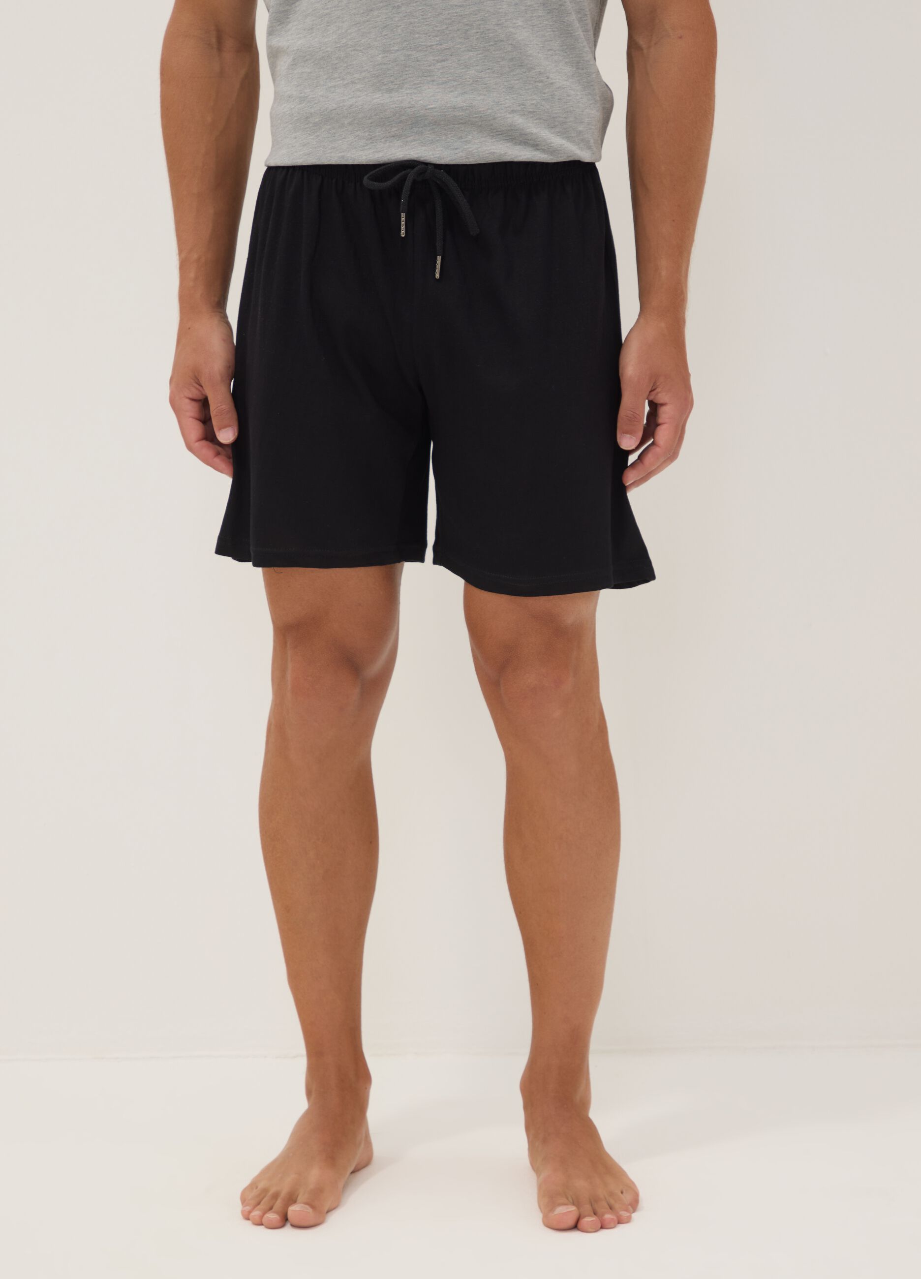 2-pack of multicolour organic cotton pyjama shorts