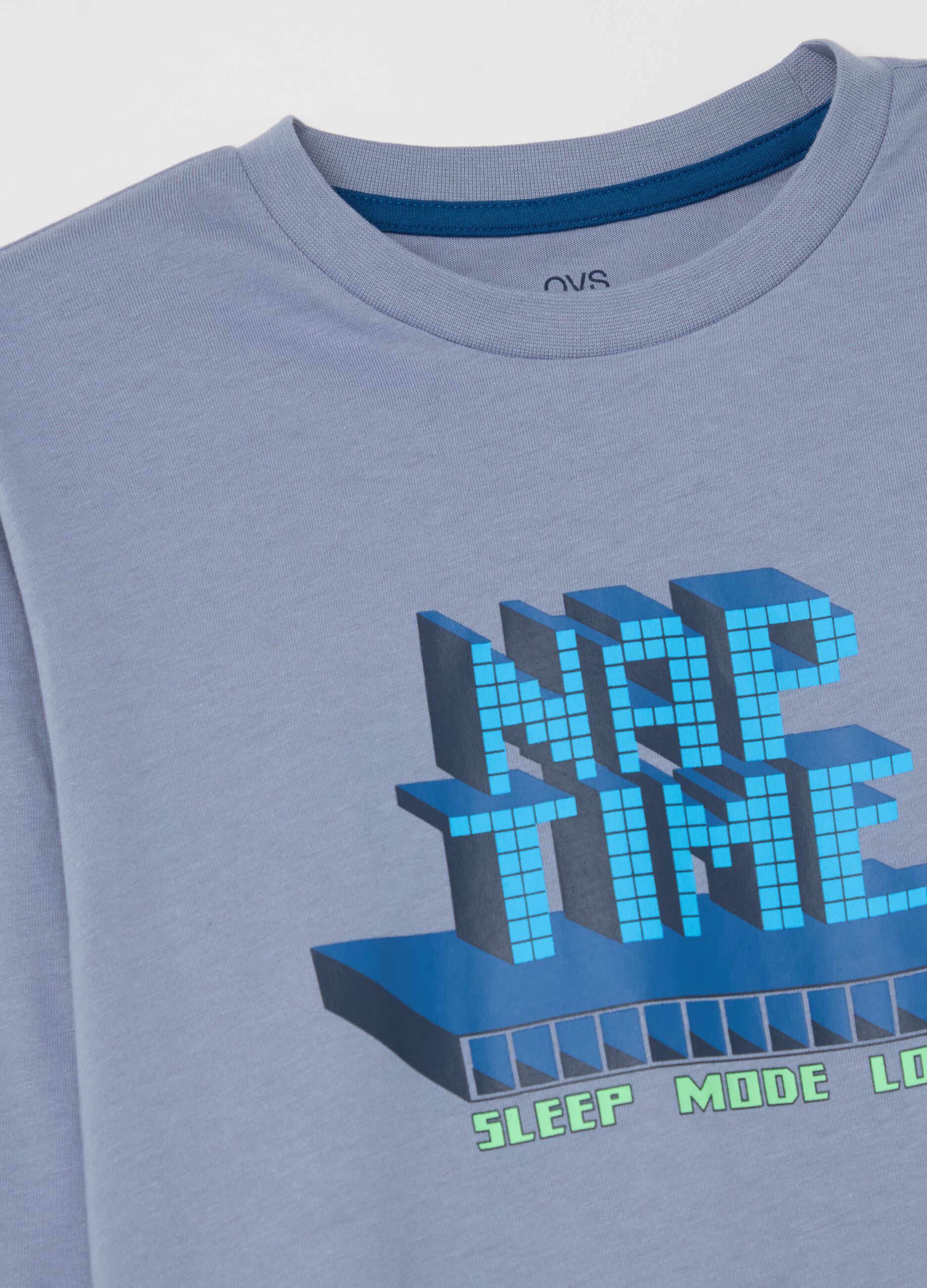 Pigiama lungo stampa "Nap Time"