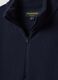 Felpa blu half zip regular fit in pile_1