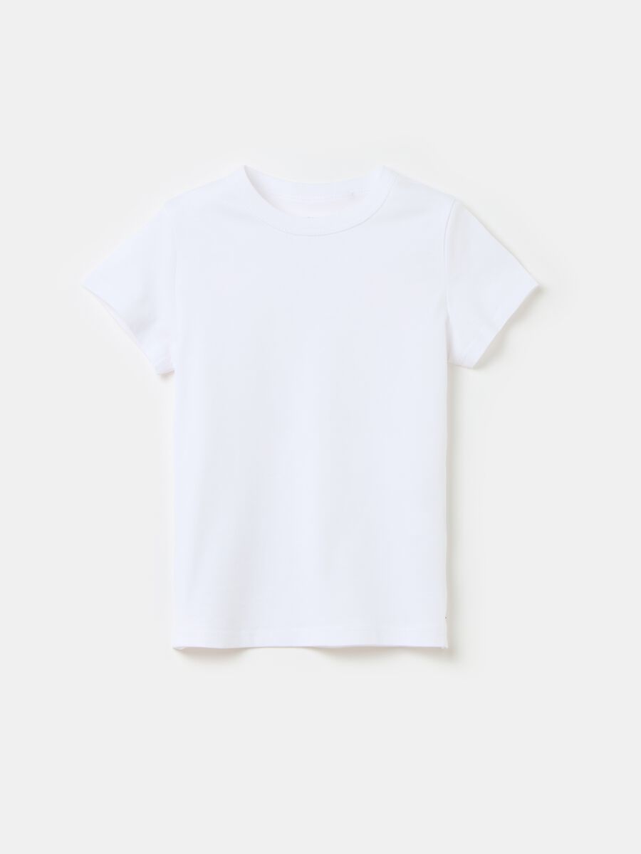 T-shirt girocollo in cotone bio Essential_0