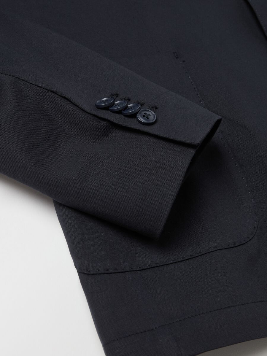 Blazer in Lyocell, cotton and linen_5