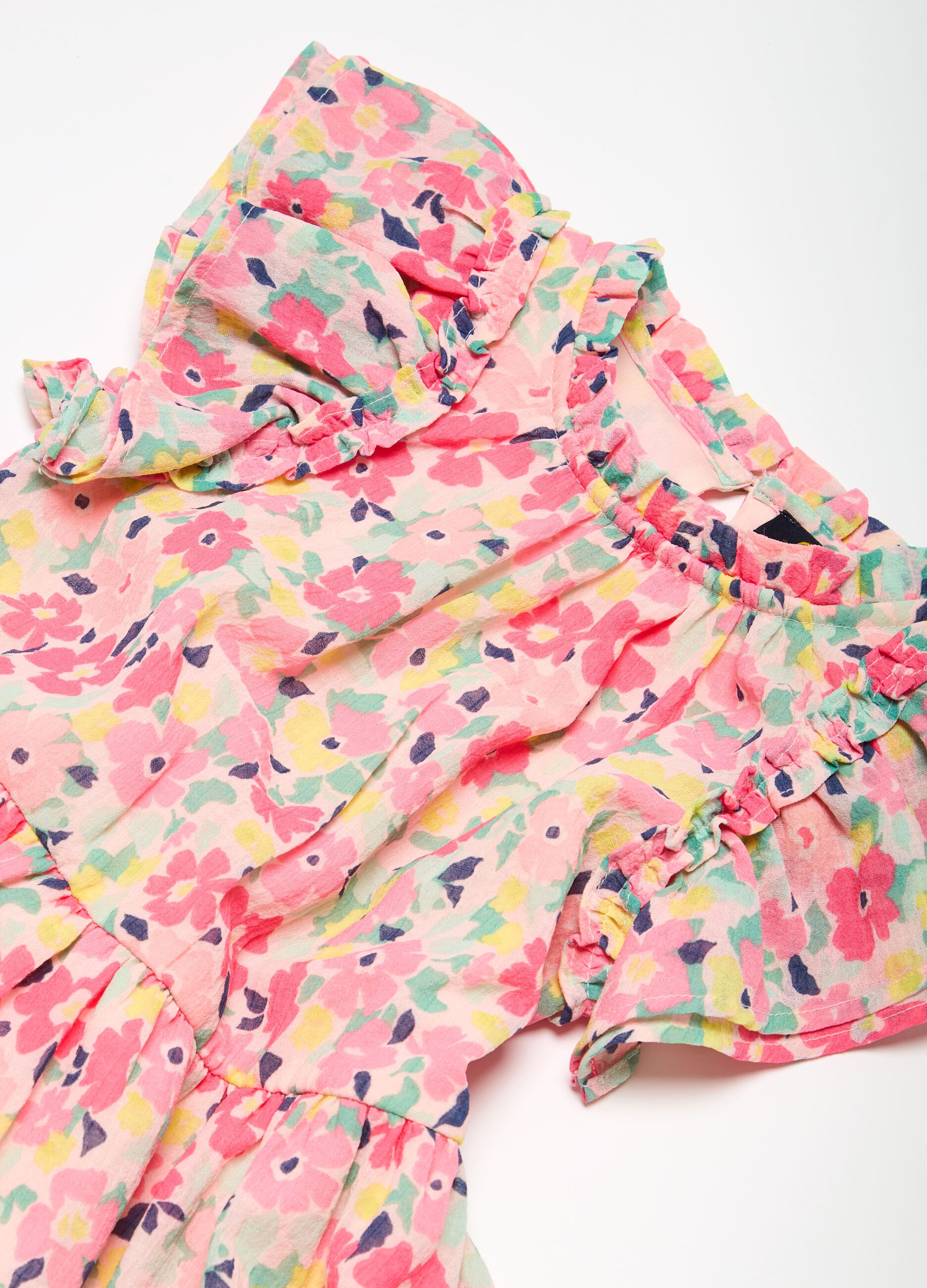 Dress with floral pattern
