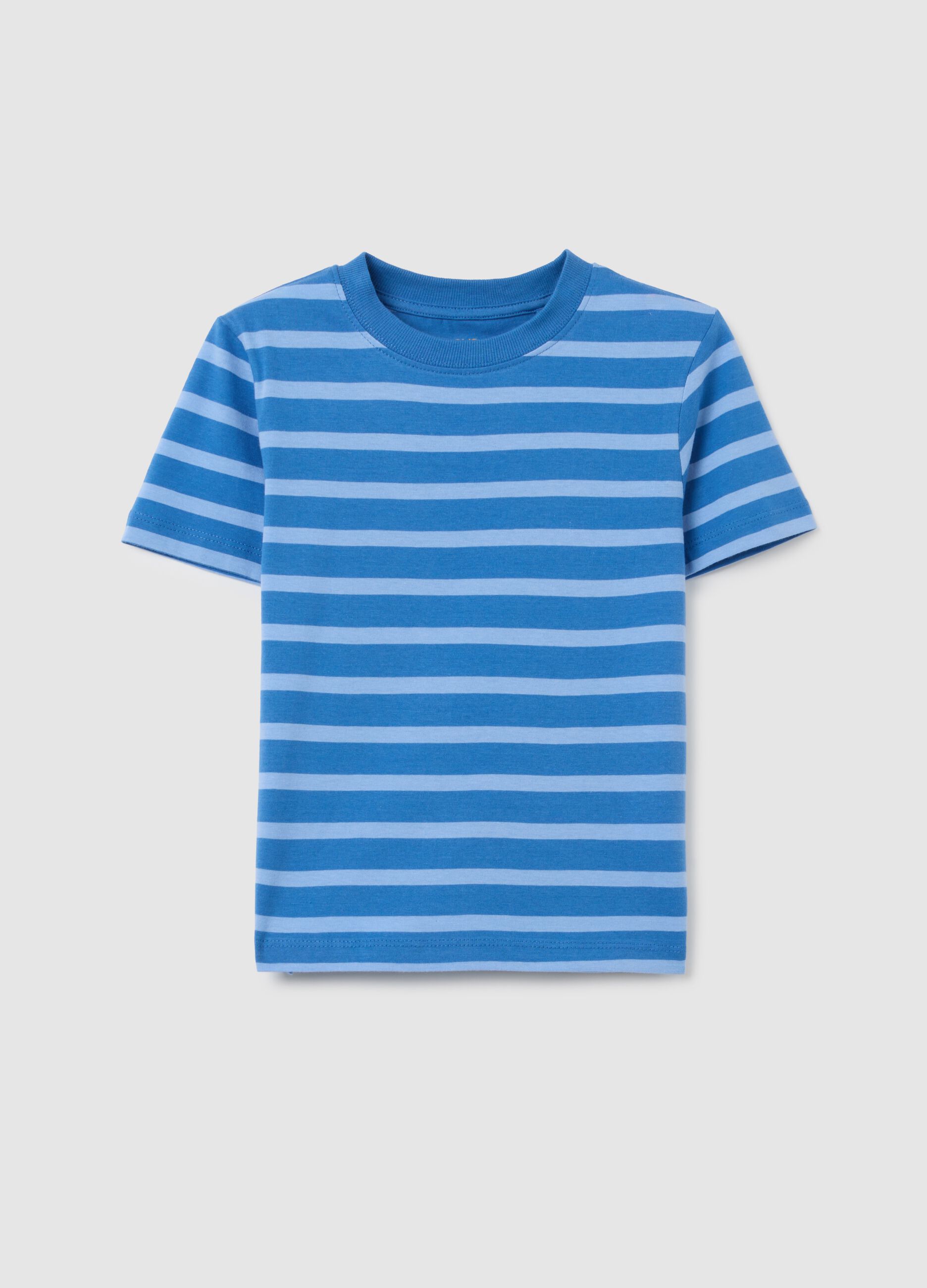 T-shirt da bambino in puro cotone multicolor regular fit
