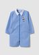 Blue gingham Paw Patrol embroidered nursery apron_0