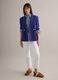 Blue Cotton Stretch Regular Fit Blazer_1