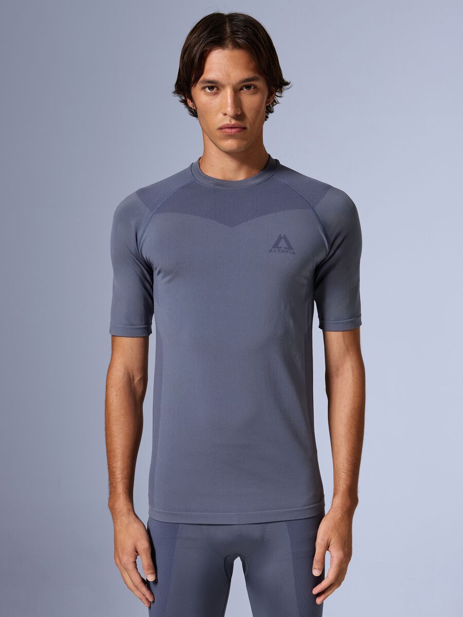 Short sleeve thermal seamless T-shirt ALTAVIA WITH DEBORAH COMPAGNONI_0