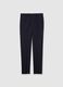 Regular fit blue trousers_4