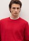 Red Crew Neck Pullover in Pure Lambswool Regular Fit_0