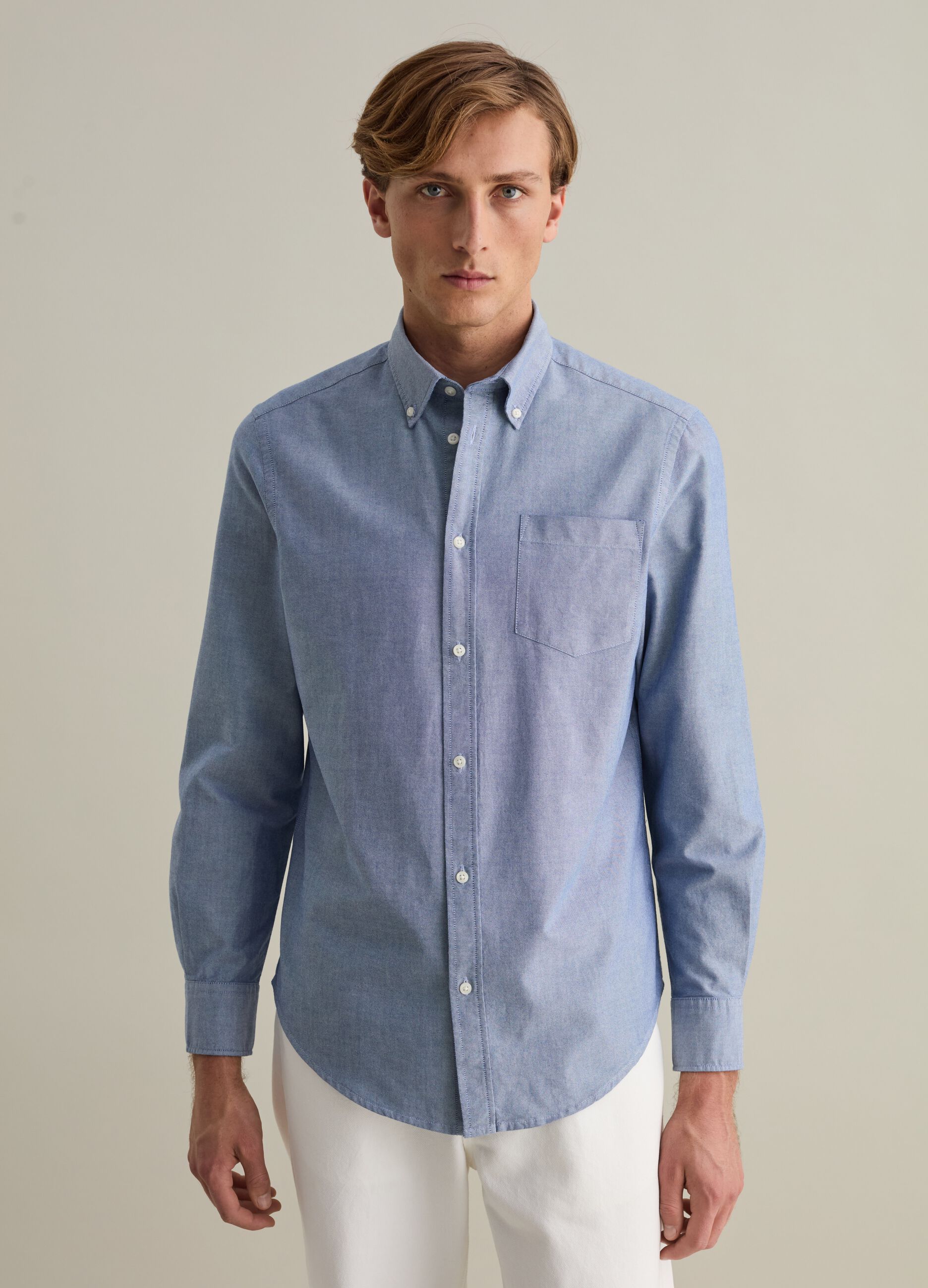 Camicia in cotone oxford button-down