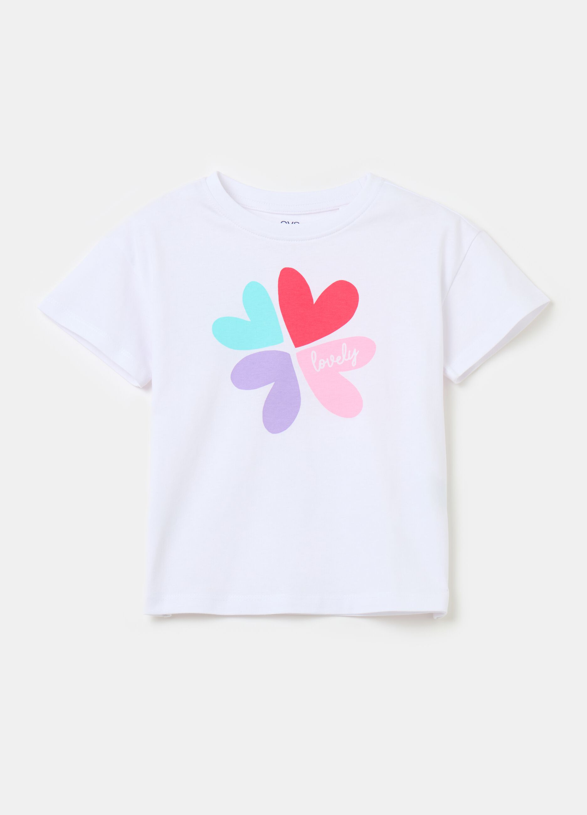 T-shirt in cotone bio con stampa