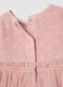 Baby girl's pink dress in regular fit cotton blend with hearts_3