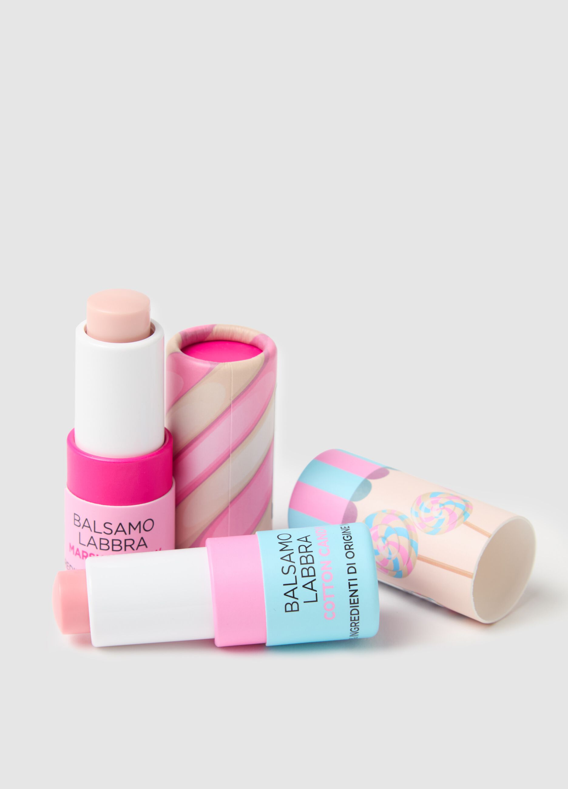 Cotton candy + Marshmallow gourmand lip balm kit
