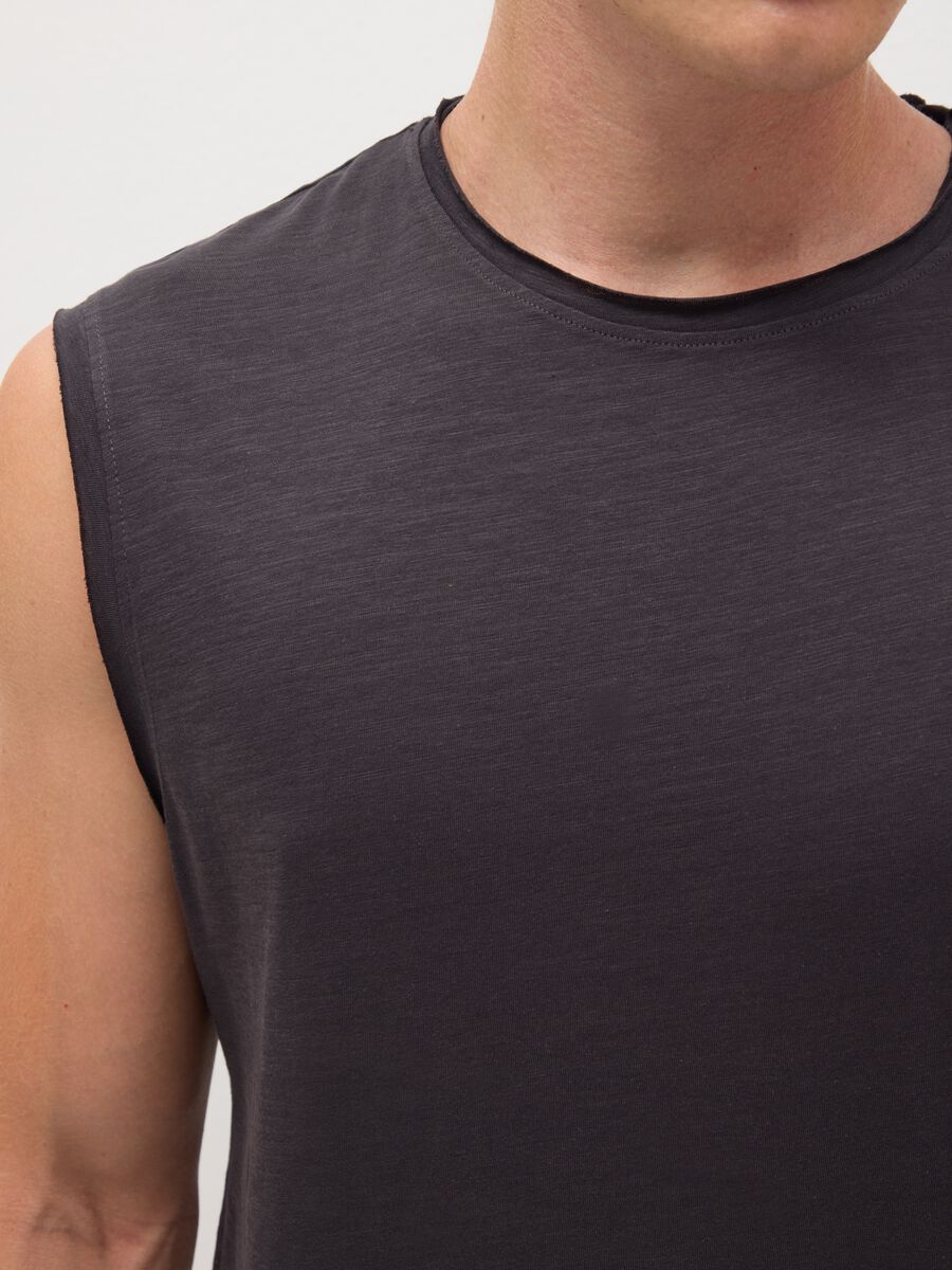 Men's pure cotton regular fit black t-shirt_2