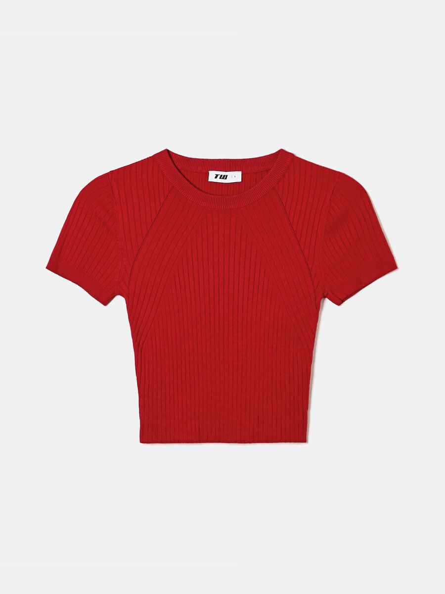 T-shirt cropped a coste piatte_3