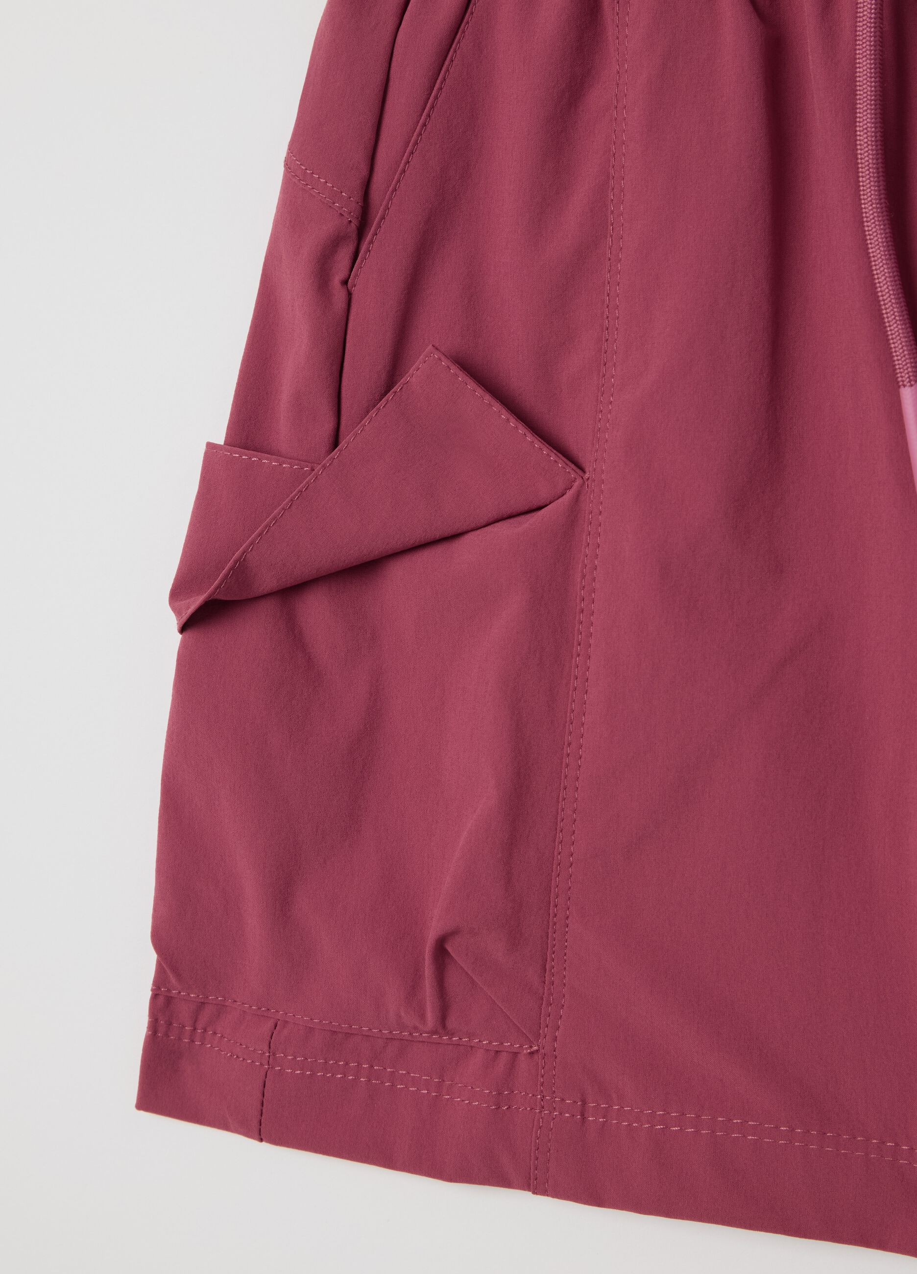 ALTAVIA WITH DEBORAH COMPAGNONI pink sports cargo shorts