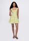 Short multicoloured dress with lemons pattern_0