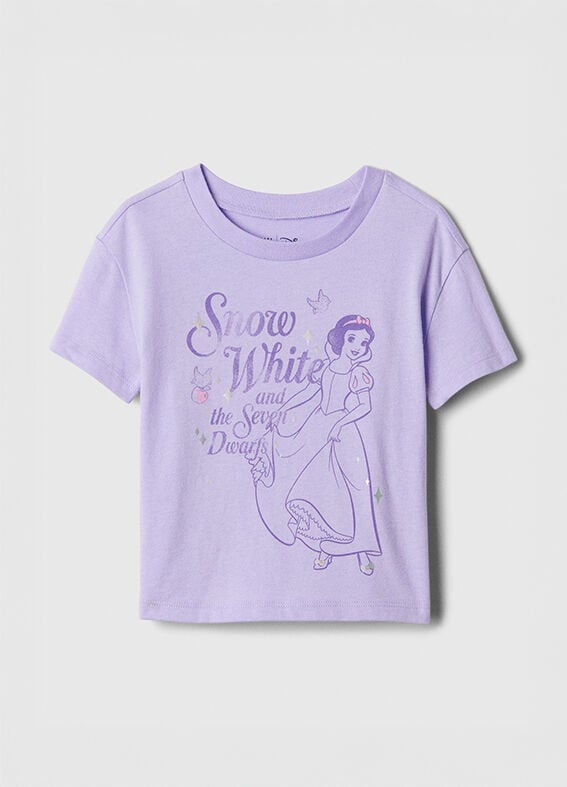 Purple T-shirt with Snow White print