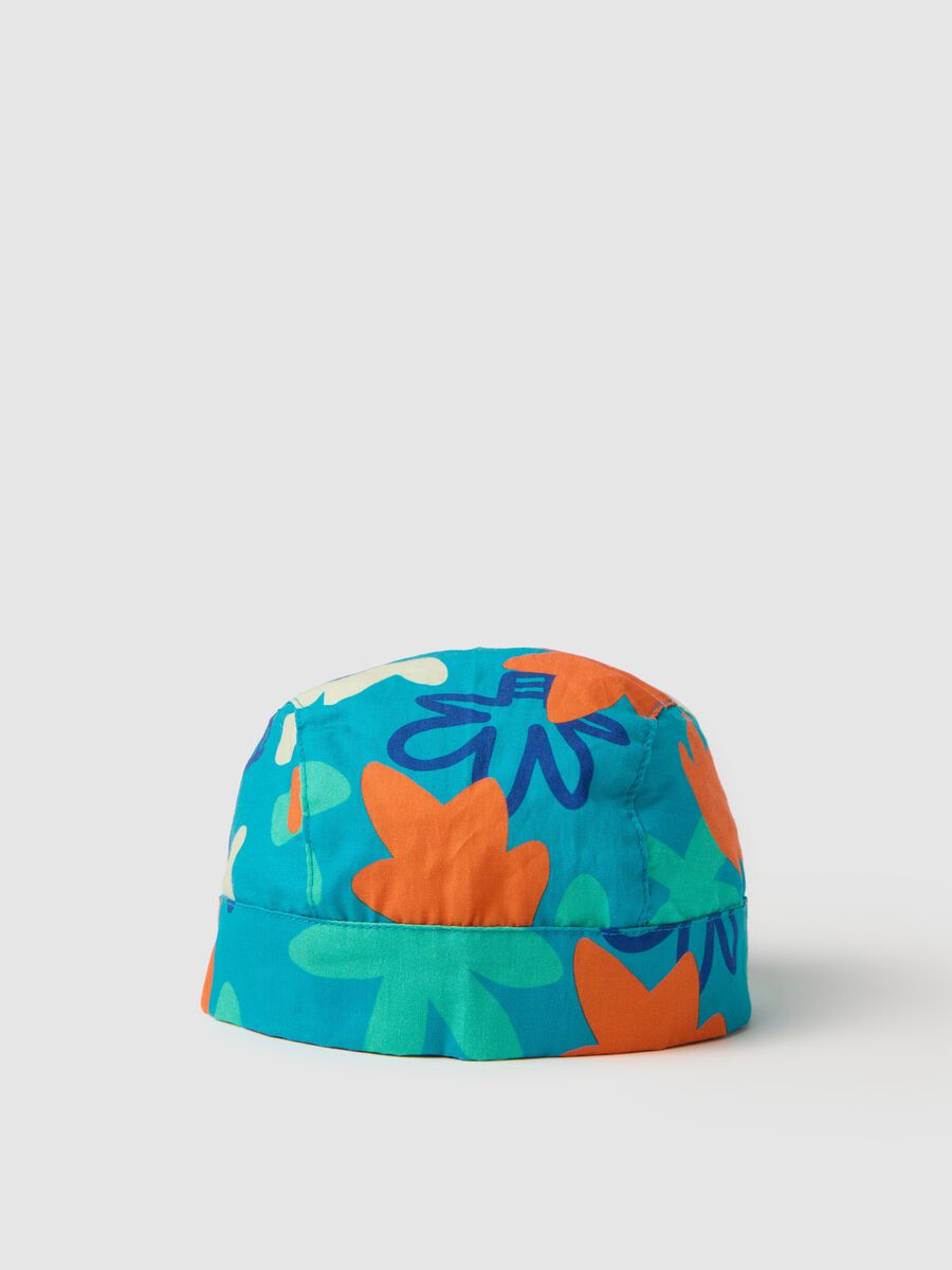 Multicolour pure cotton children's hat_0