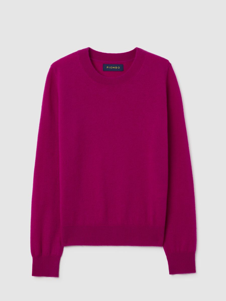 Pink pure wool regular fit sweater_0
