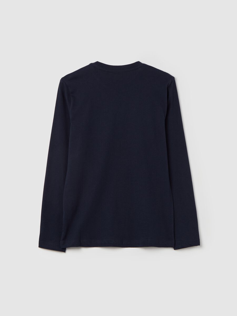 T-shirt a maniche lunghe con stampa_4