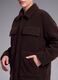 Shacket marrone in sherpa con bottoni relaxed fit ALTAVIA STUDIO_1