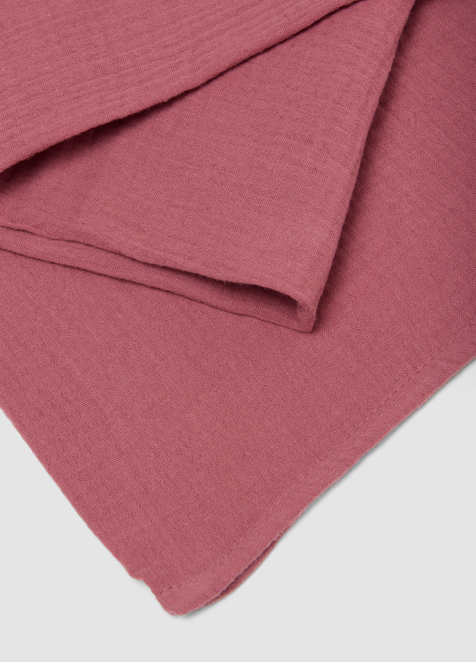 Bipack copertine rosa in puro cotone per neonata