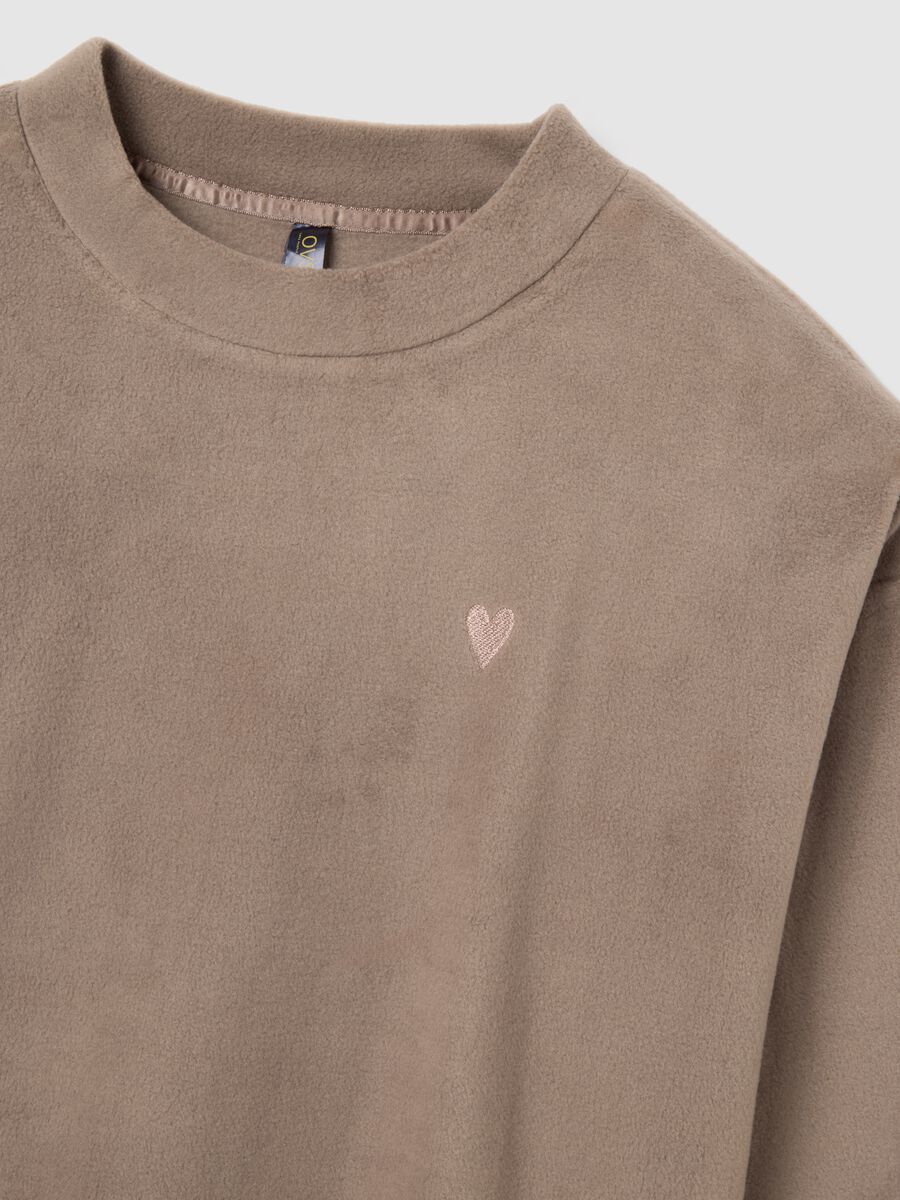 Brown Pyjama Top Regular Fit_5