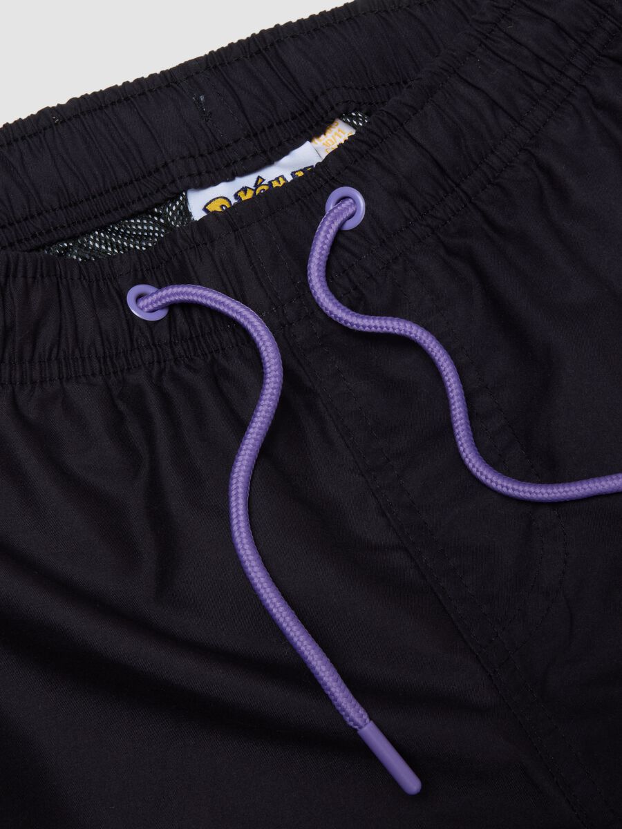 Boxer da mare nero da bambino regular fit con stampe Pok&eacute;mon_2