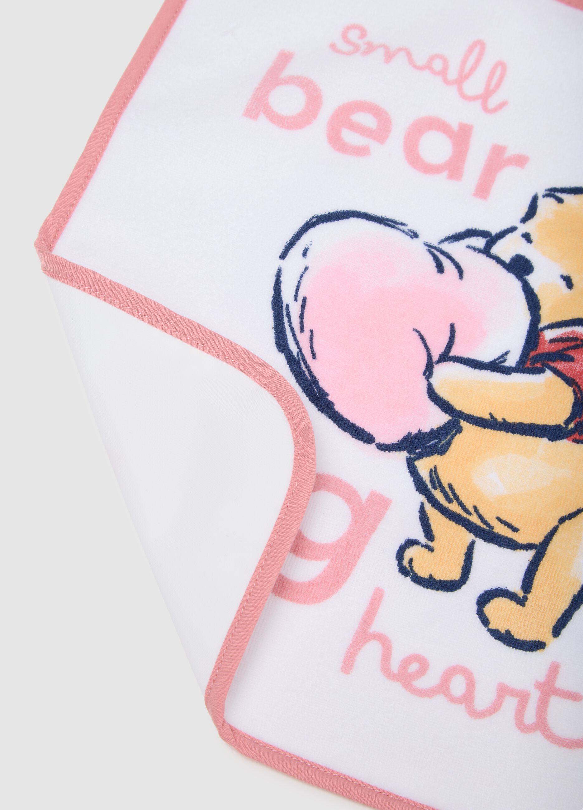 Set of multicolour cotton blend baby bib tripack