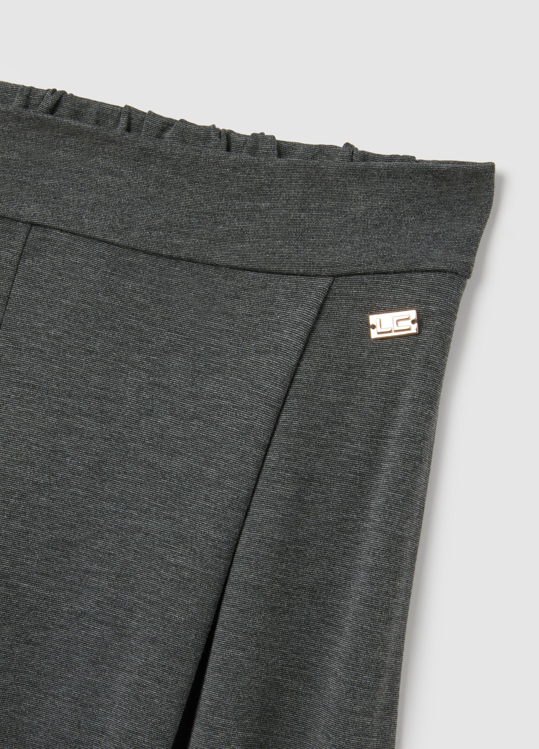 Grey Palazzo Trousers