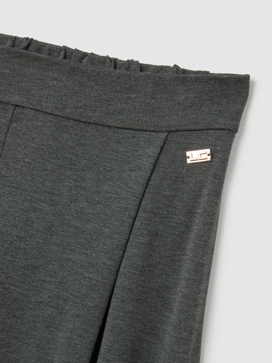 Grey Palazzo Trousers_5