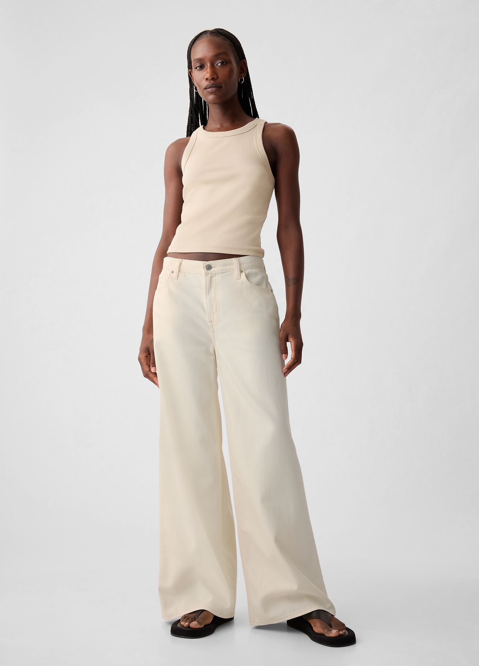 Lyocell and Cotton Trousers