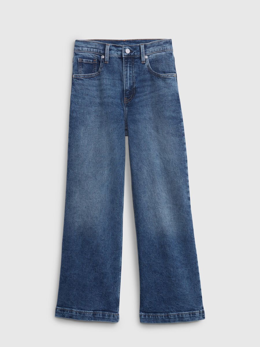 Jeans straight fit ankle a vita alta_5