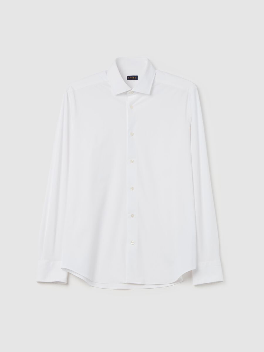 Contemporary easy-iron shirt in technical fabric_4