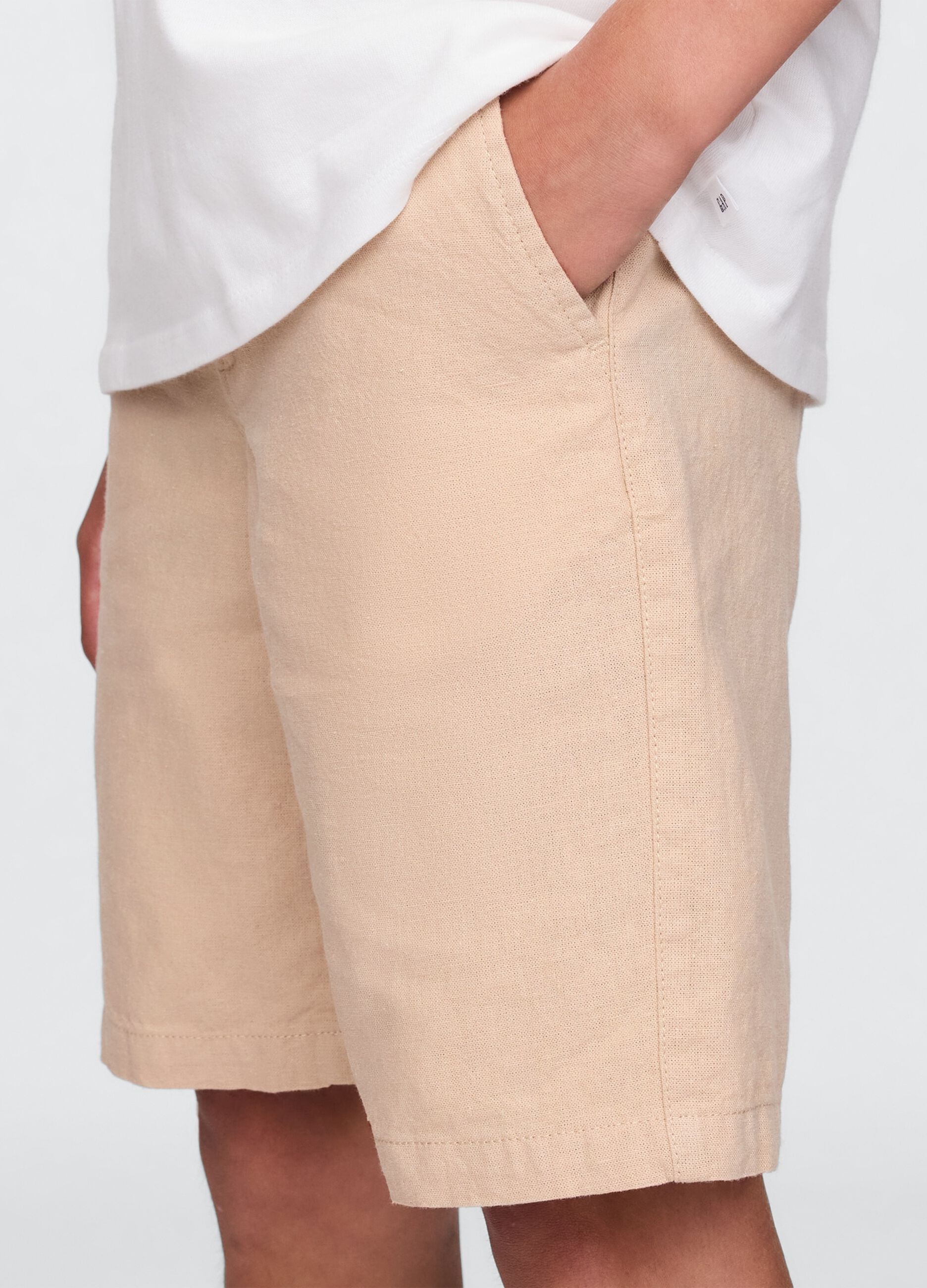 Bermuda beige in lino e cotone GAP Kids
