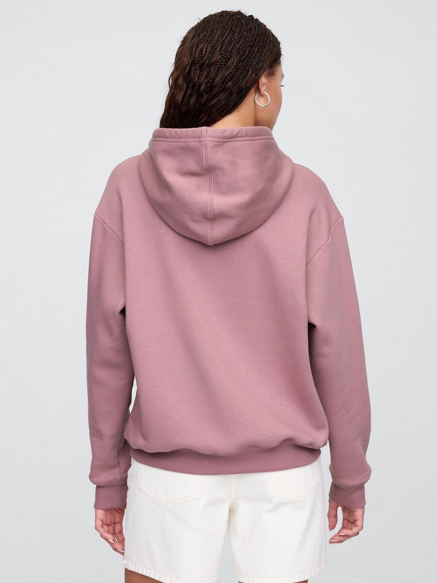 Pink Hoodie with Zip_2
