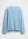 Blue Cotton Long Sleeve Top_1
