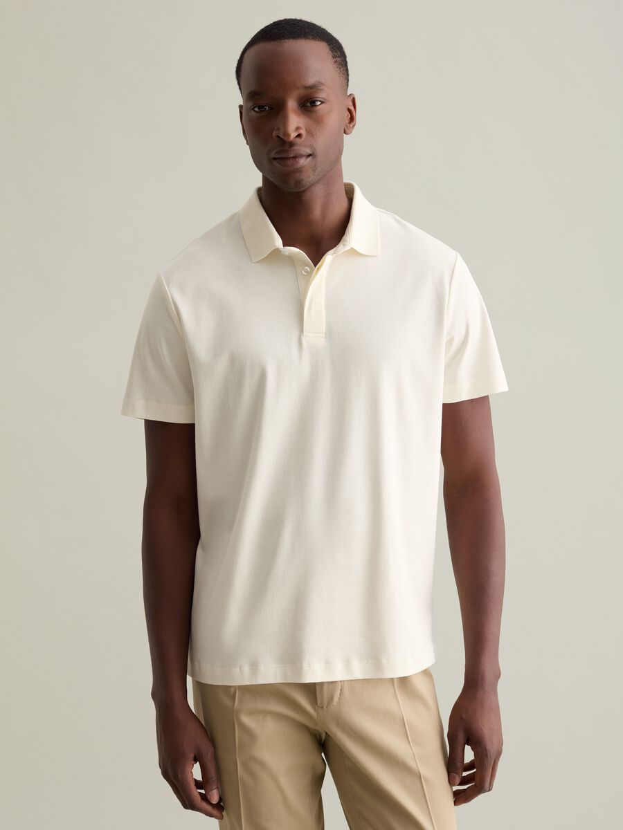 Cotton polo shirt_0