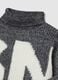 Grey children's jumper regular fit with lettering_2