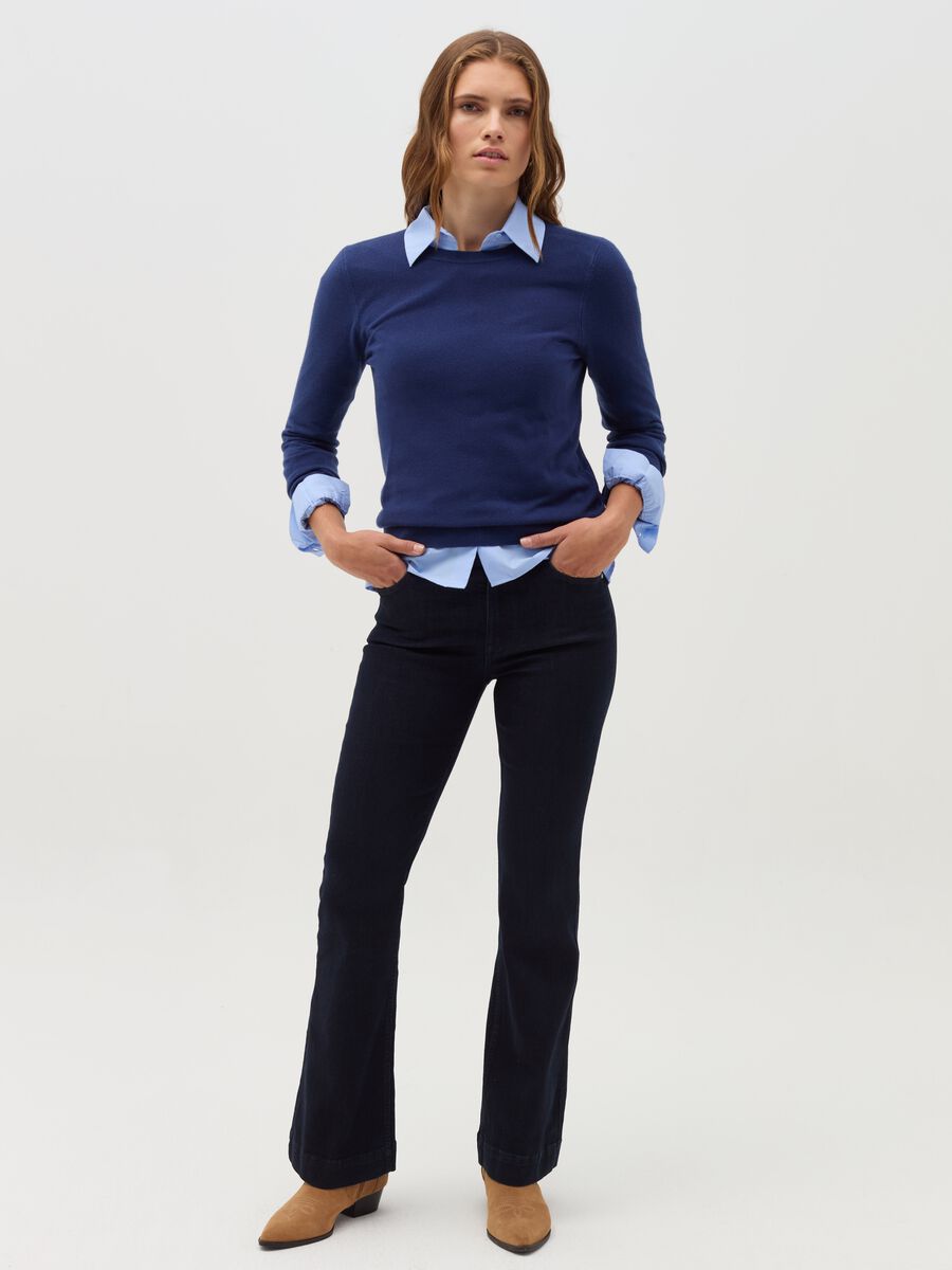 Long-sleeved solid colour jersey_1
