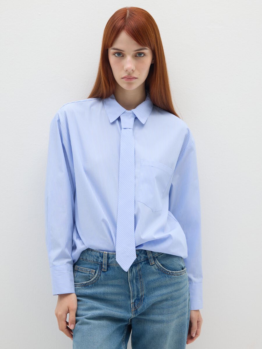 Blue Poplin Shirt_0