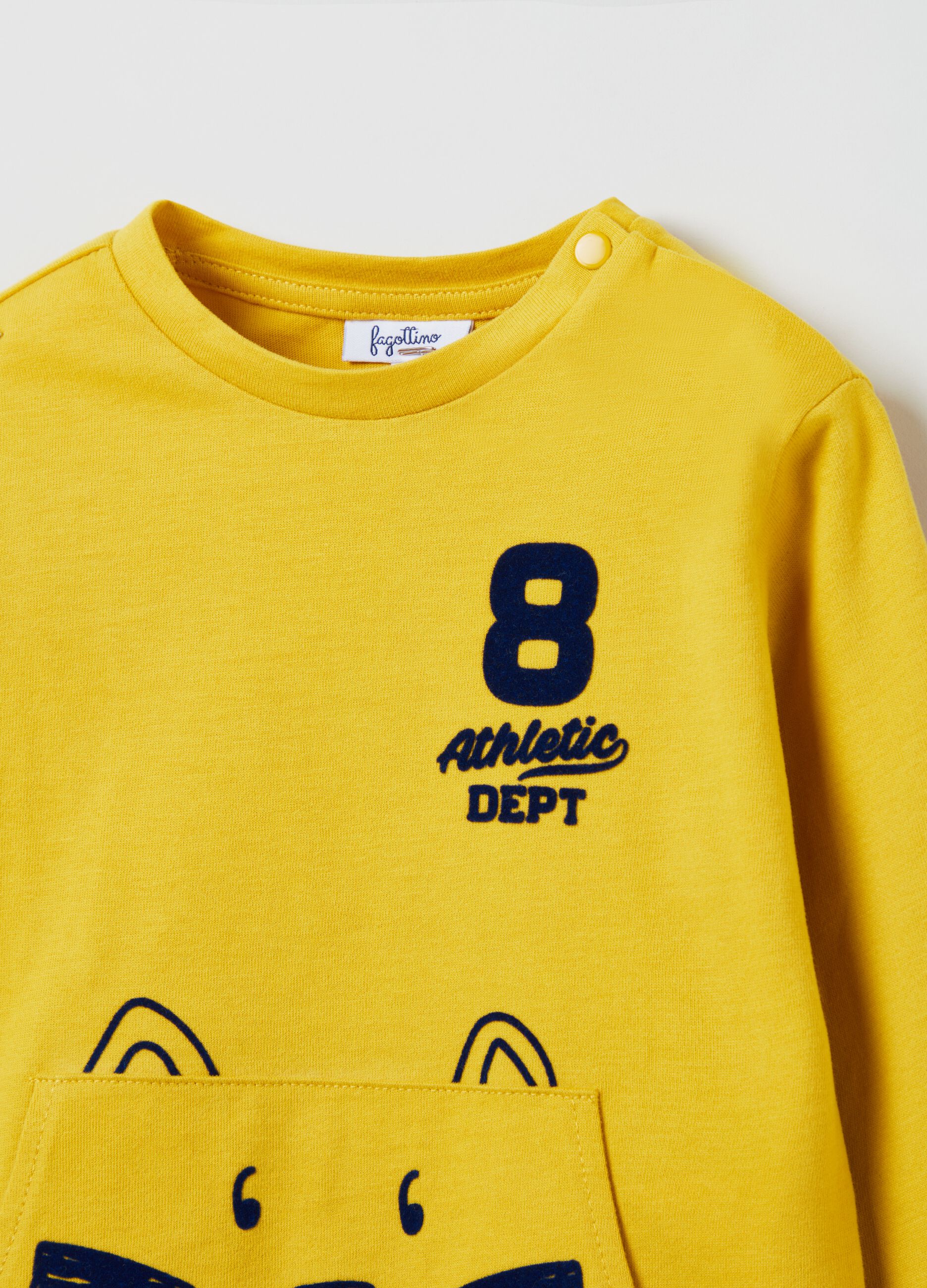 T-shirt a maniche lunghe con stampa_2