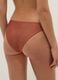 Orange stretch swim briefs with glitter texture_2