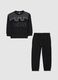 Black tracksuit featuring Batman print_0