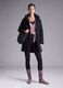 Blue hooded jacket with zip, regular fit_0