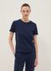 Blue pure cotton short-sleeve T-shirt, regular fit_2