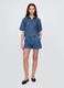 Denim shorts with elastic waistband_4