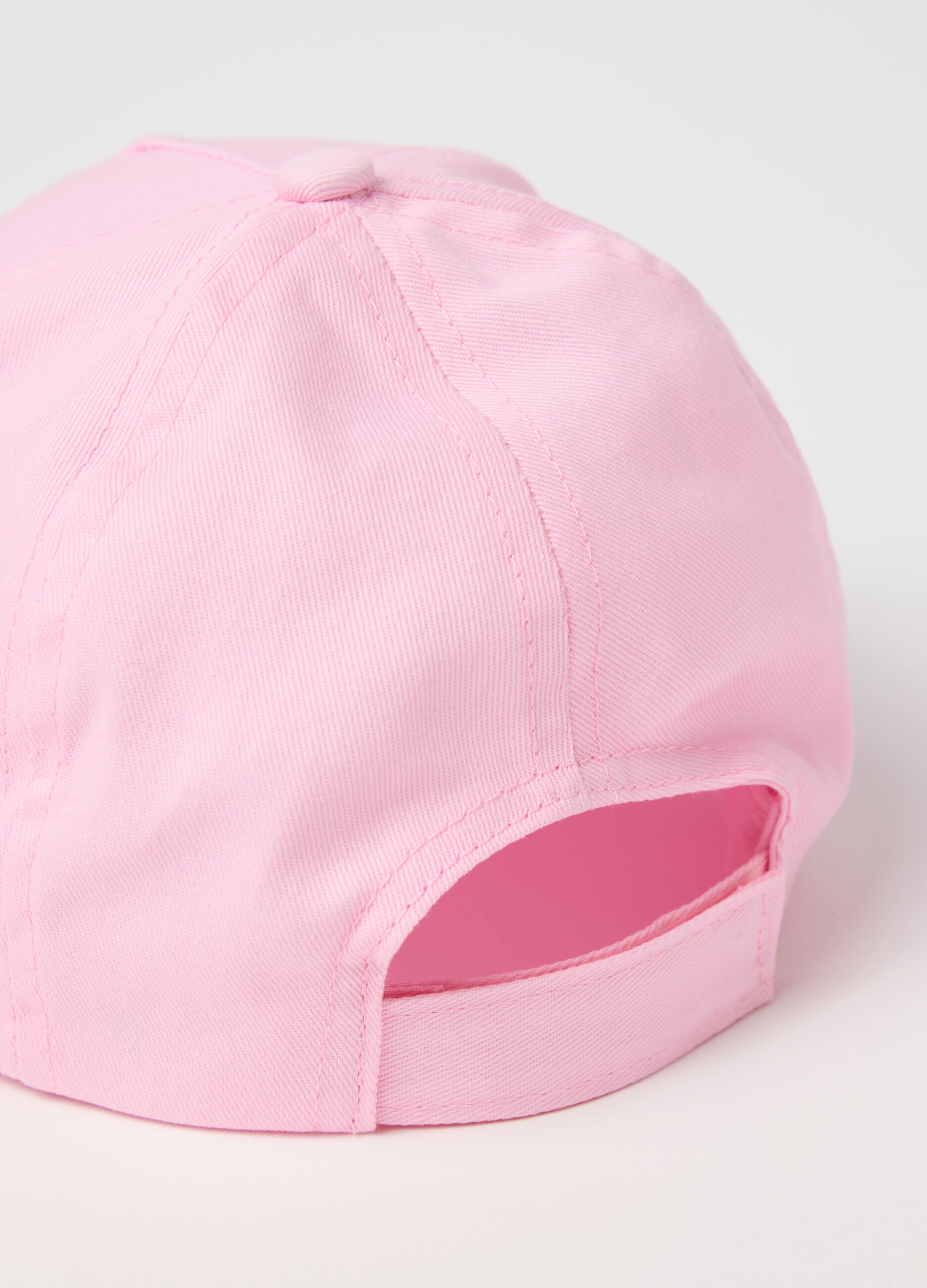 Berretto da baseball rosa con patch unicorno