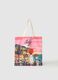 Multicolour pure cotton shopper bag_0